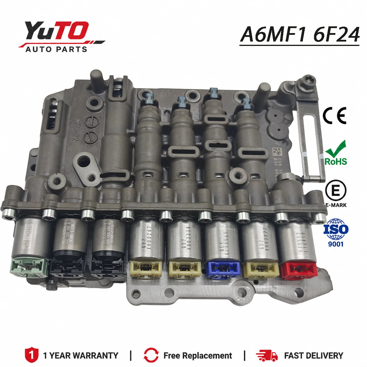 

Tested OEM Disassembled 46210-3B200 A6MF1 A6MF2 A6LF1 A6LF2 A6LF3 Valve Body with Solenoids 462103B200 For Hyundai Kia 2009-2016