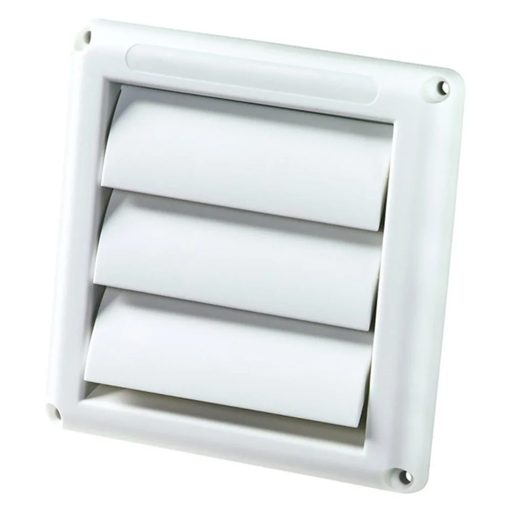 4inch Air Dryer Vent Cover Grille Wall Shutter Spare Parts Gravity Flaps External Wall Ventilation Exhaust Cover For Ducts New