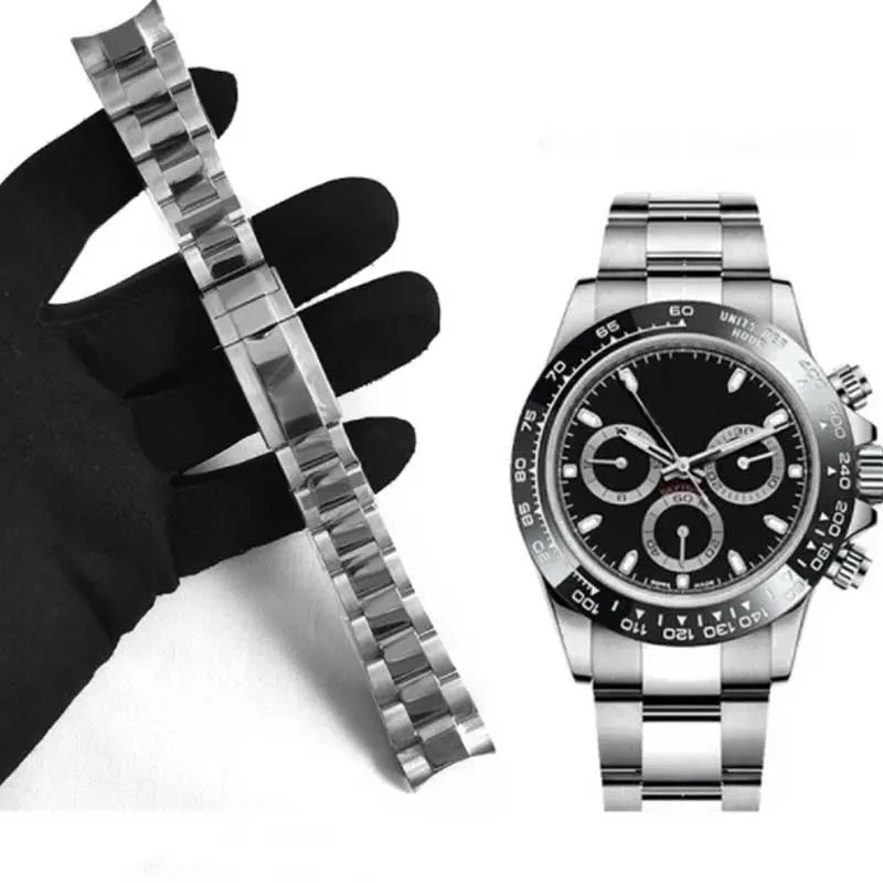 

Watch Bracelet for Rolex DAYTONA GMT SUBMARINER Watch Accessories Metal Strap 904L Solid Stainless Steel Watchbands 20mm 21mm