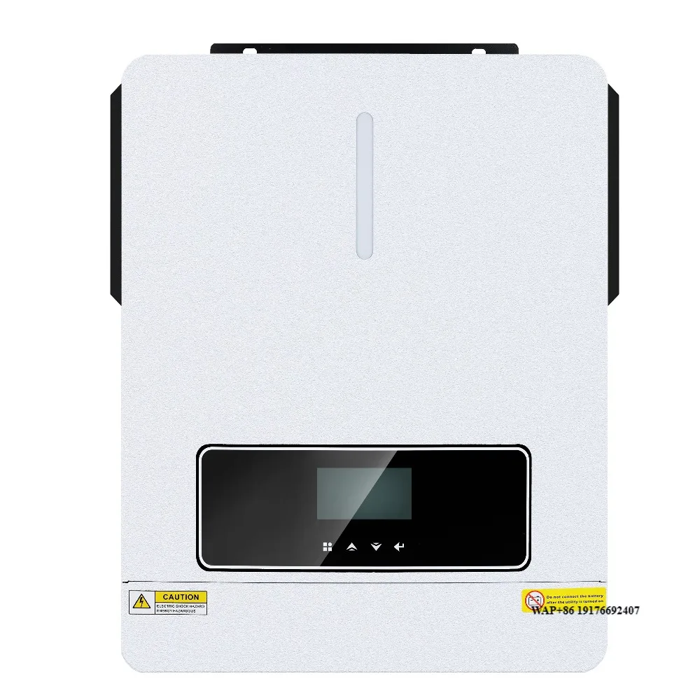 

3600W Solar Inverter 24VDC to 110V/120VAC Pure Sine Wave Hybrid Inverter with 120A MPPT Solar Controller