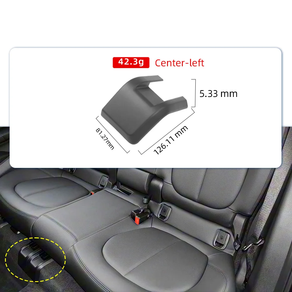 For BMW X1 F48 F49 LHD RHD Car Rear Seat Rail Sliding Track Bonnet Trim Cover For BMW 2 Series F45 F39 Auto Interior Accessories