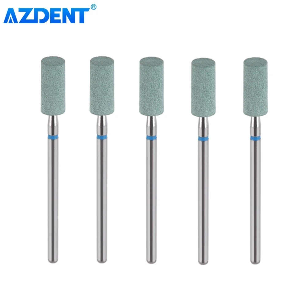 AZDENT 5PCS Dental Ceramic Diamond Grinder Polisher for Zirconia Porcelain Polishing Grinding Precisely Finishing Dentistry Tool