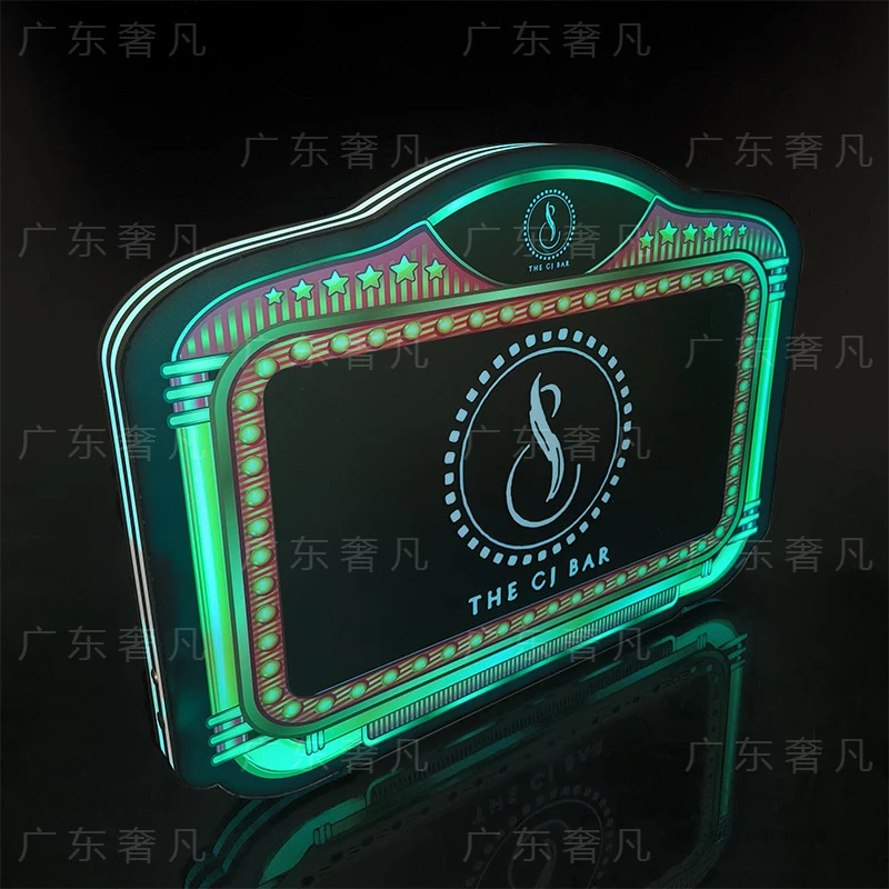 Cross-border bar glowing birthday hand-held signKTVParty atmosphere propsHAPPYBIRTHDAYAnnouncing the release of alcohol
