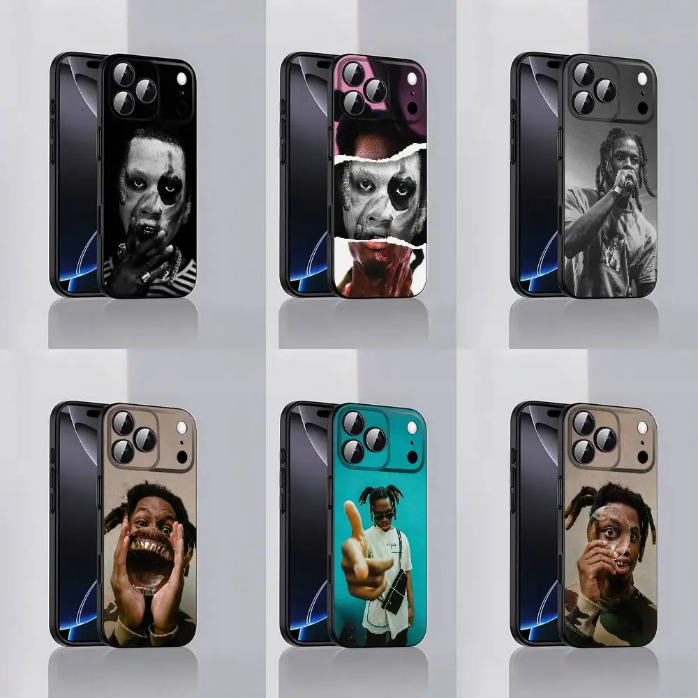 

Чехол для телефона D-Denzel Ta13oo Curry для iPhone 17,16,15,14,13,12, Pro, Max, Plus, E, SE4, Air, Mini, черный мягкий чехол