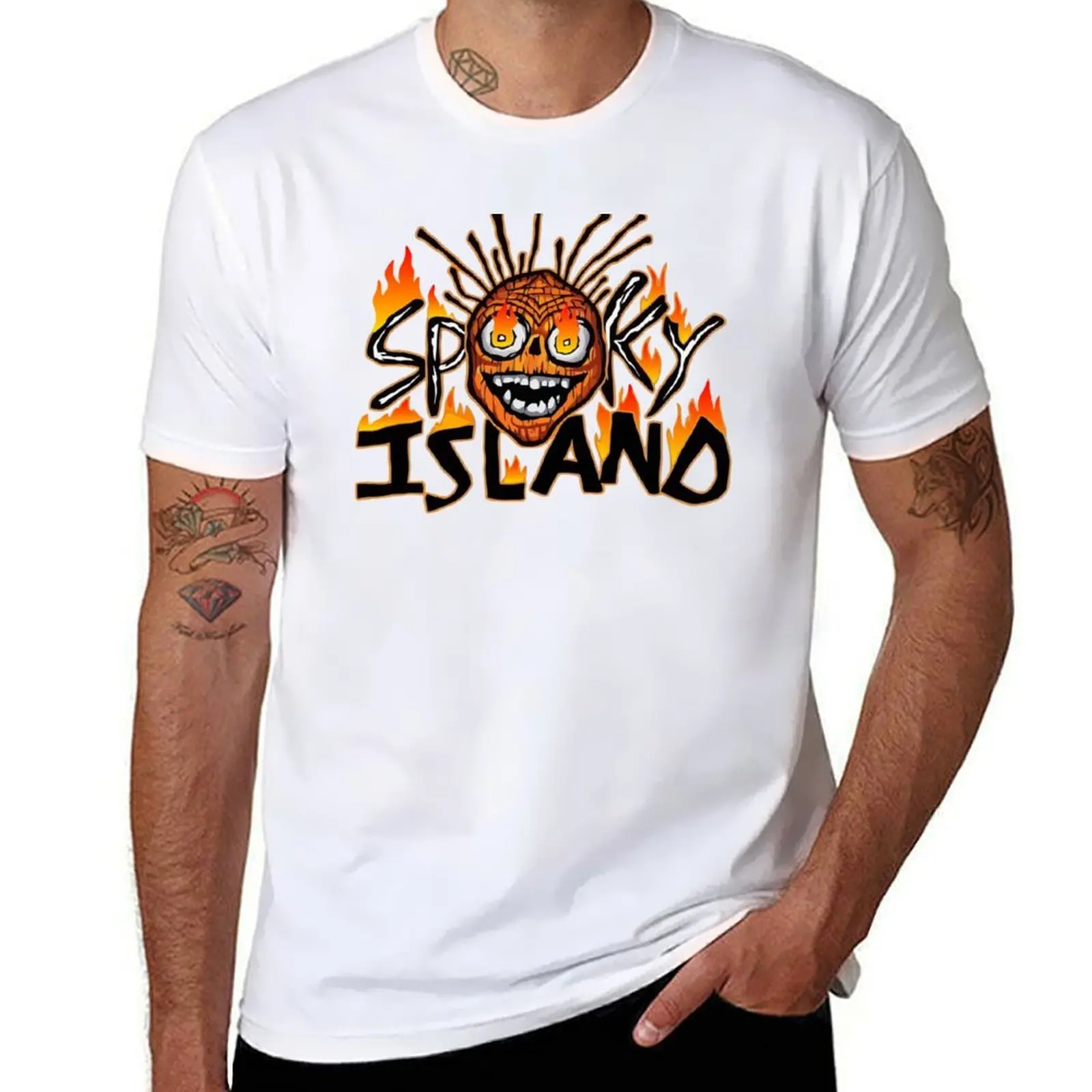 

Spooky Island Inspired T-Shirt cotton t shirt pack cotton t shirts high quality T-Shirt