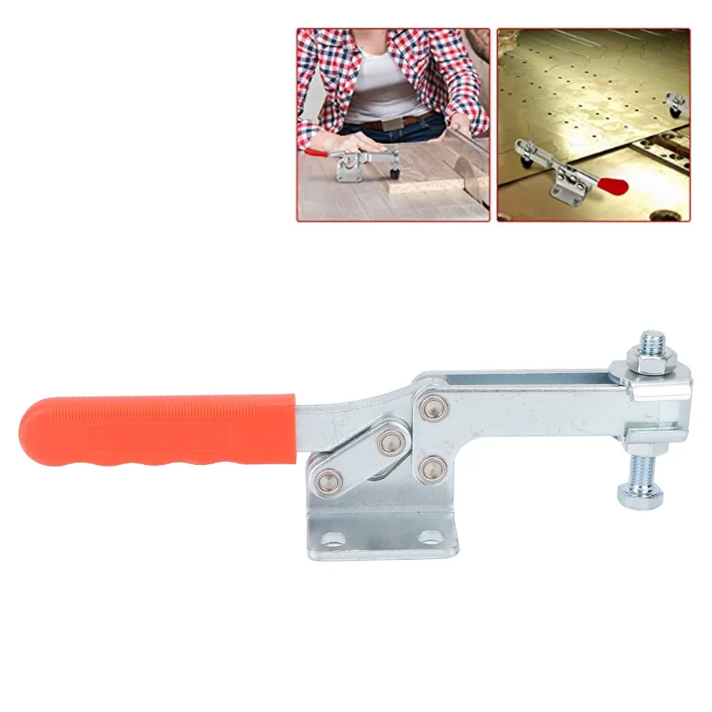 New Portable Toggle Clamp Antislip HS-12384 Quick Release Toggle Clamp Horizontal Toggle Clamp Welding