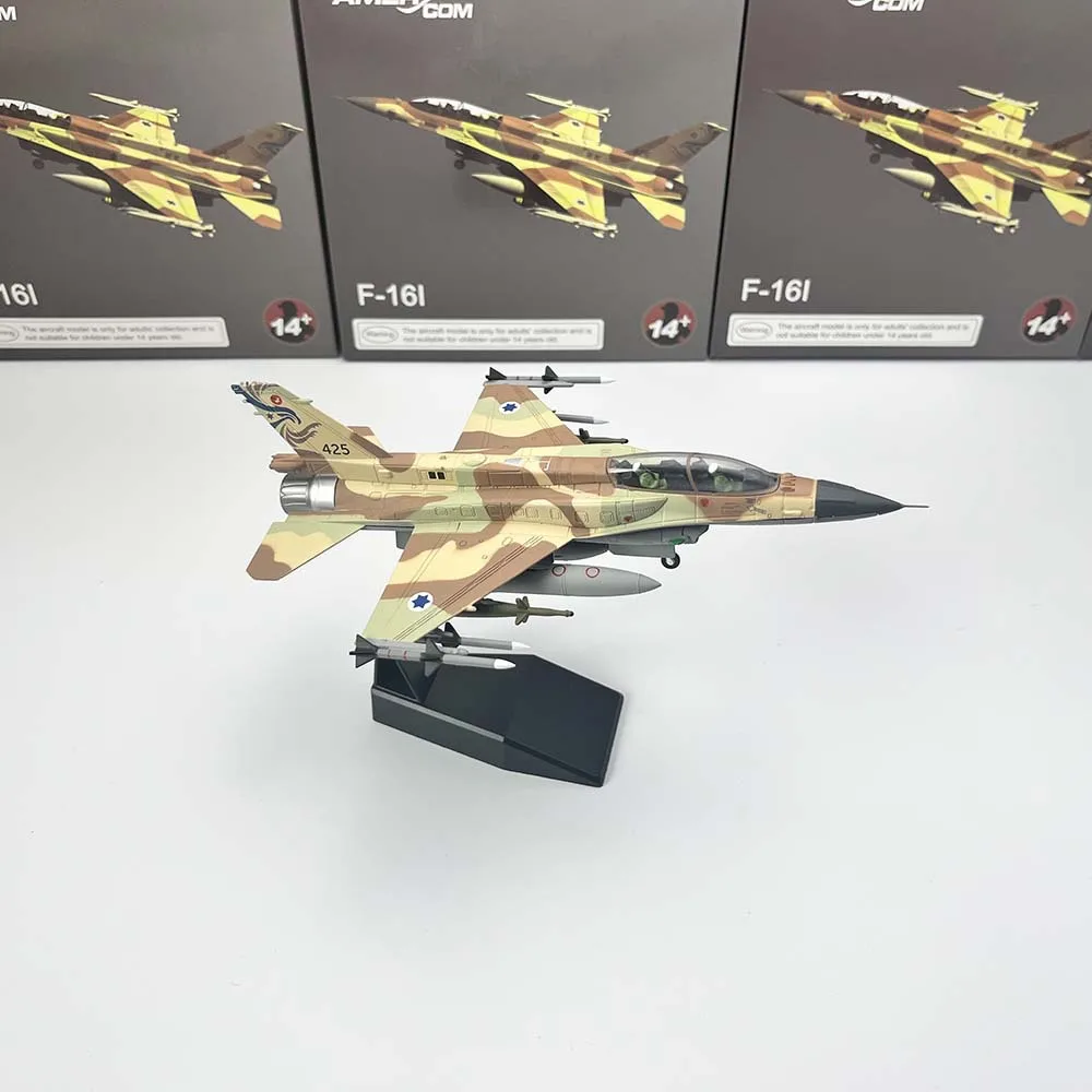 1-72-plane-model-israeli-air-force-f16-f-16i-soufa-fighting-falcon-fighter-model-diecast-finished-military-collection-ornament