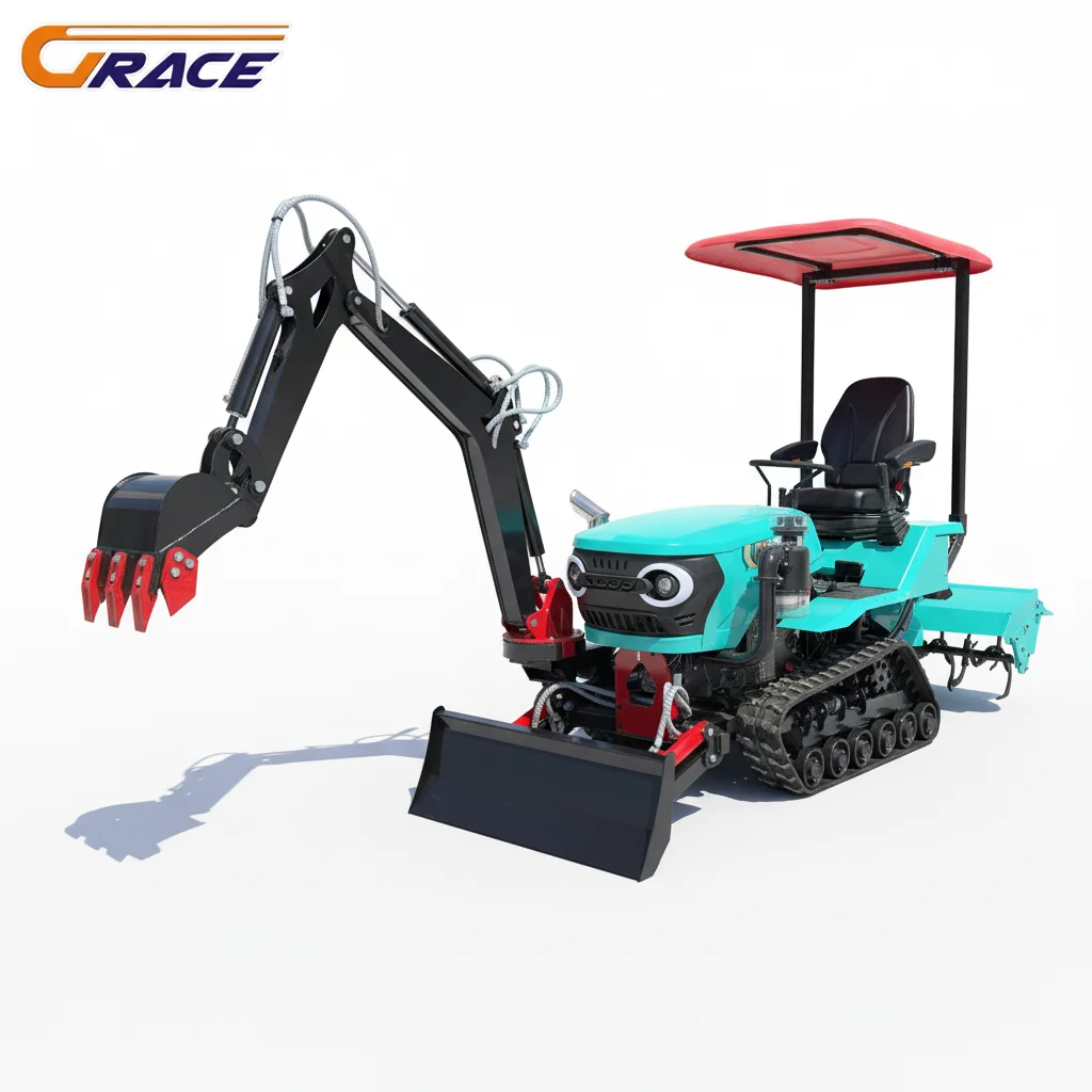 

Customize Durable Crawler Tractor With Rotary Blades For Agricultural Use