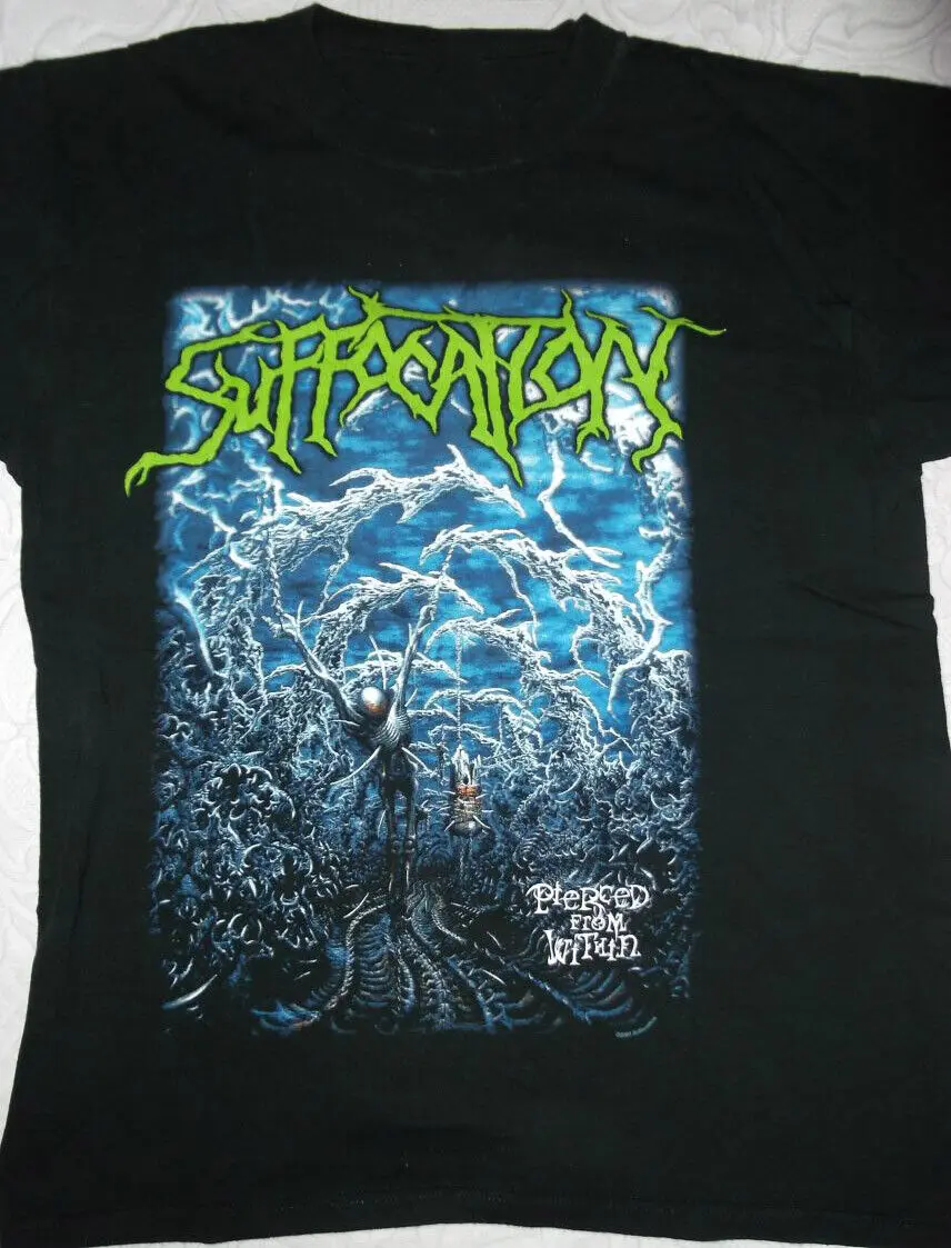 Rare Suffocation Pierced From Within Black Size S To 5Xl T Shirt Ac1059