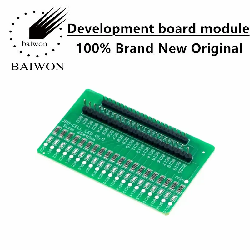 Lithium battery protection board wiring detection light board 3-20 series battery pack wiring sequence test LED light board