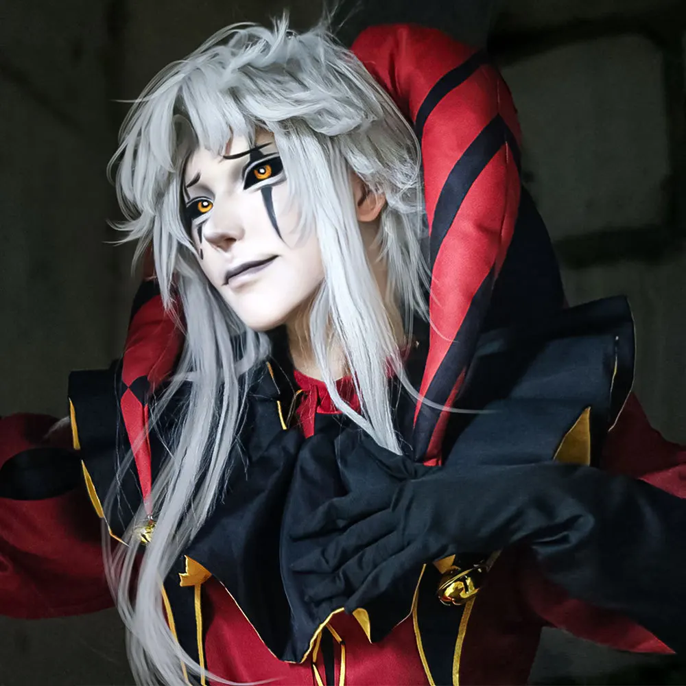 НОВАЯ игра для косплея клоуна The Freak Circus, ролевая игра, красная, черная, золотая, униформа, маска ужасов, вечеринка на Хэллоуин, ролевая игра, ужас для мужчин