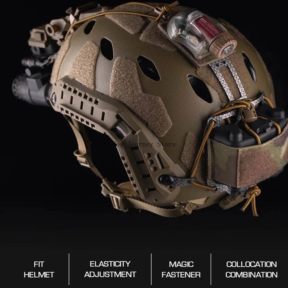 

Sport Helmet PVS31 Battery Case Pouch PVS-31 Battery Retention System Helmet Accessories for Men Outdoor
