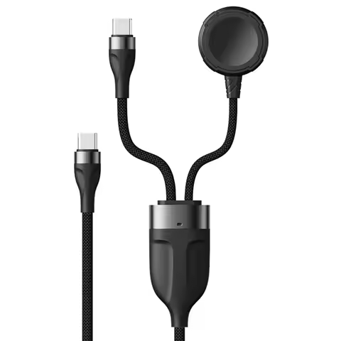 ZIZI 2 In 1 Usb Type C Charger For Samsung Galaxy Watch Magnetic C Usb A Cable 3.94 Fit For Galaxy Watch 5 Pro Classic S22/23