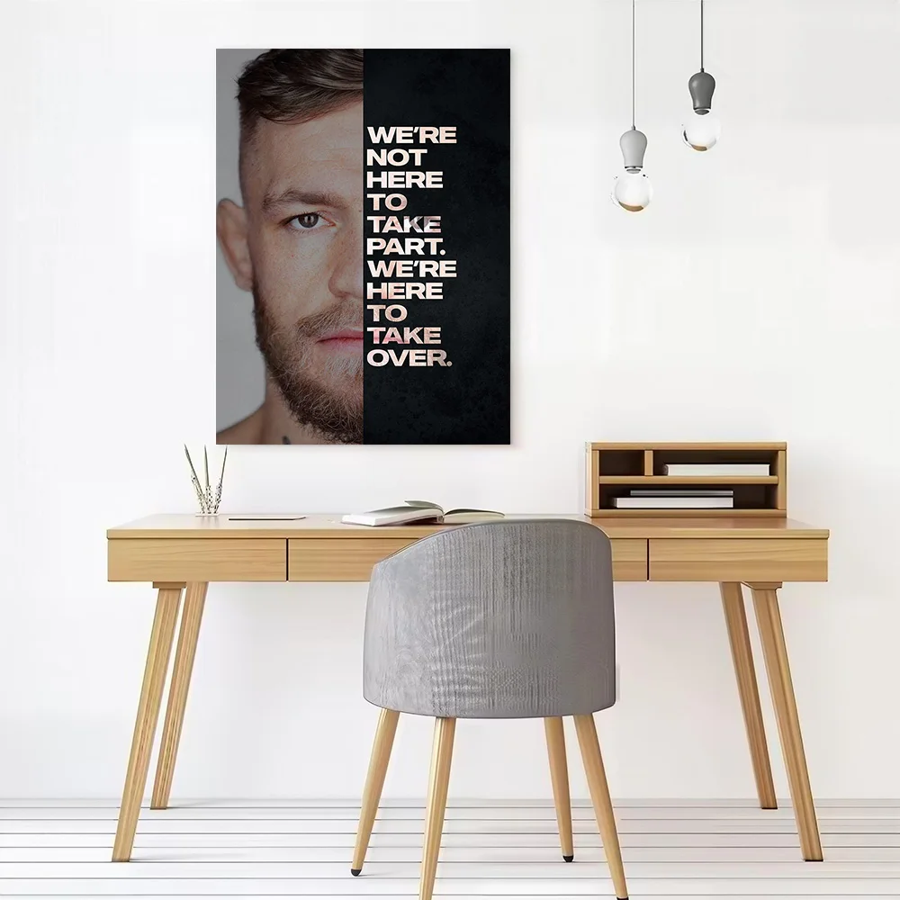 Conor McGregor Takeover Printed Canvas Wall Art Customizable Paintings Poster Perfect Gift for Modern Home Decoration Ornaments