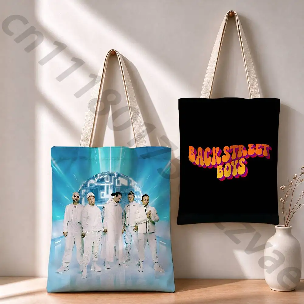 B-Backstreet B-Boys BSB Reusable Fashionable Backpack Multifunctional Handbag Canvas Shopping Bag