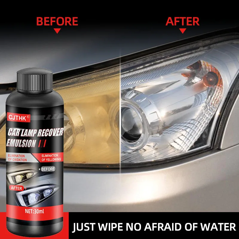 مجموعات تلميع استعادة المصابيح الأمامية للسيارة، كشافات أمامية احترافية، مزيل للخدش، معجون تنظيف لإصلاح الأكسدة، تلميع المصباح الأمامي #4