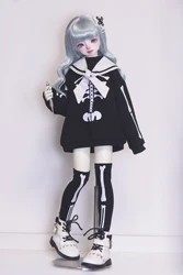 BJD doll clothes for 1/4 size cute doll clothes sweater casual BJD doll clothes 1/4 suit doll accessories (3 points)