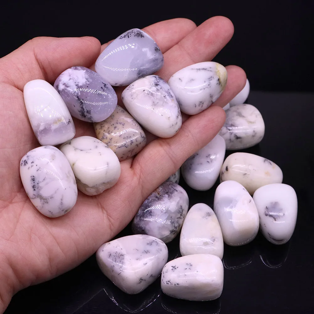 Natural Dendritic Opal Quartz Crystals And Healing Stones Tumbled Bulk Mineral Specimen Gemstones Home Aquarium Decoration