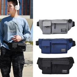 Men's Chest Bag Small Satchel Man's Waist Shoulder Designer Pack Male Motorcycle Side Canvas Belt Bags Nylon sacoches hommes