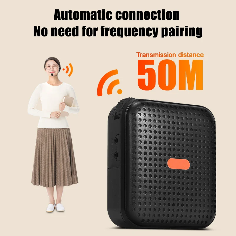 Sepuluh item TLF Xtuga E377 Pro Wireless Classroom Mini Multifunction Portable Voice Amplifier untuk Guru