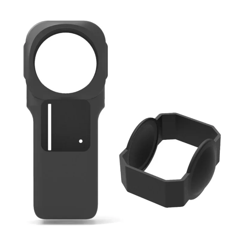 For Insta360 One RS 1-inch Silicone Case Lens Protector Cap Panoramic Camera Cover for Insta360 One RS1-inch 360 Dustproof Cover