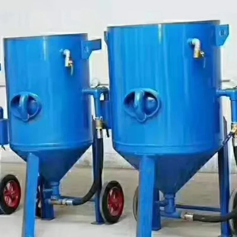 Mobile Sandblasting Portable Sandblast Machine Sandblasting Machine Equipment Industrial Tumbler Sandblaster