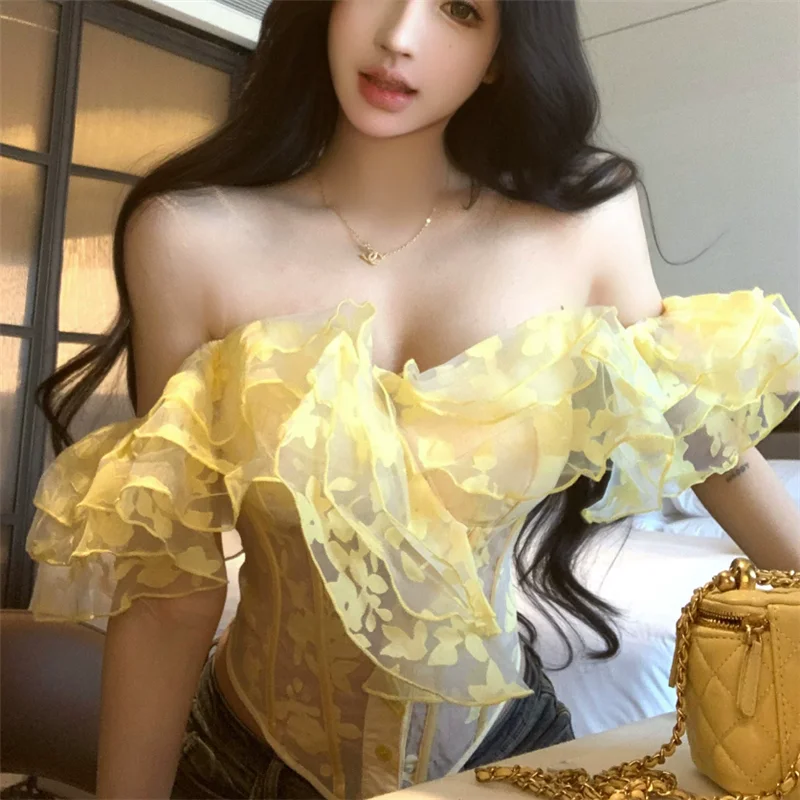 Camicetta Estiva Francese con  - Corset Top Boned recensione e prezzo
