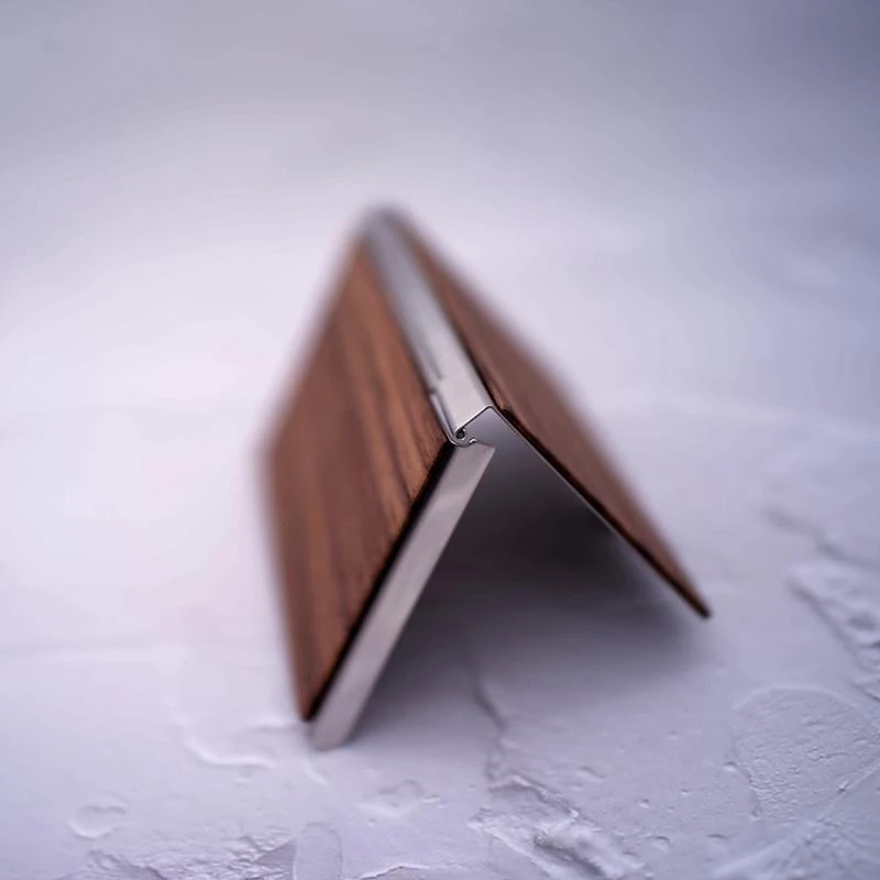 Profesjonalny drewniany wizytownik na wizytówki Wizytówka kieszonkowa do etui Wizytówka do wizytownika na wizytówki