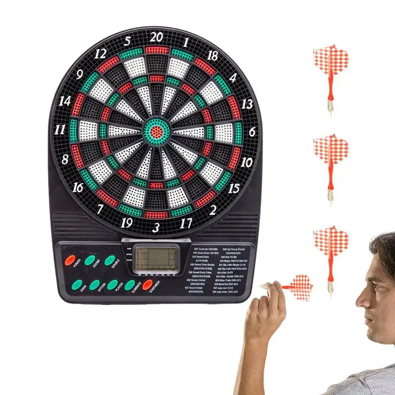 

Sports Electronic Dart Board Set Electronic Digital Darts Scoreboard Automatic Scoring Dartboard With LCD Display For Bar