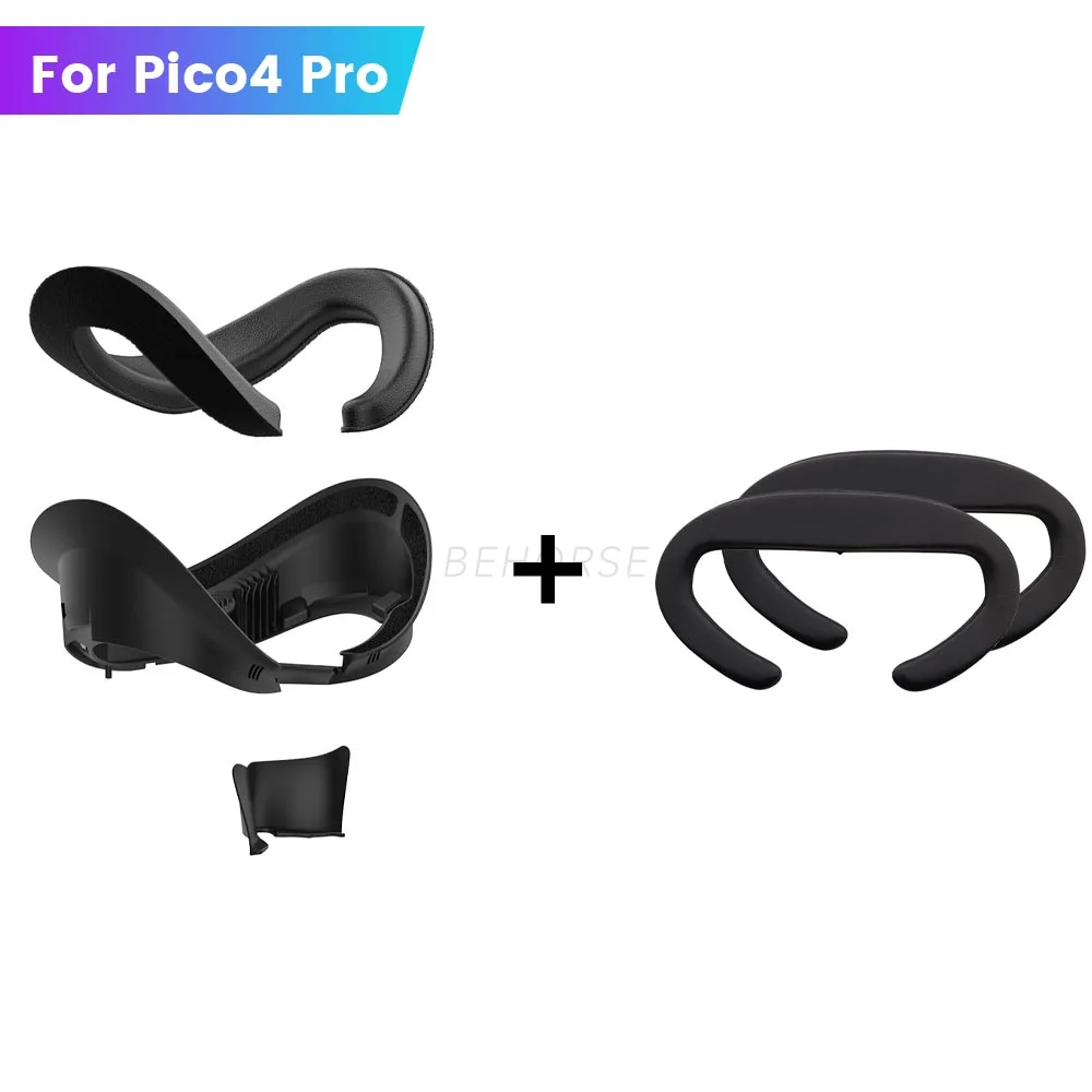 

VR Mask For Pico4 Facial Interface High-quality Sponge Shading Sweat-proof Comfortable Replacement Mask VR Accessories