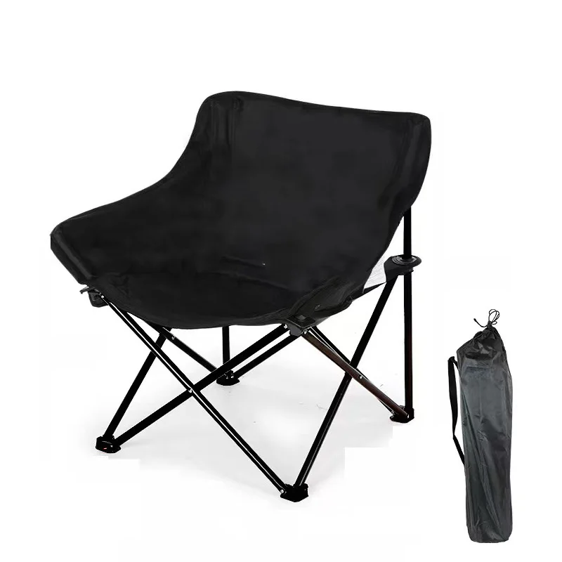 

Outdoor folding chair camping moon chair portable fishing stool casual backrest picnic chair
