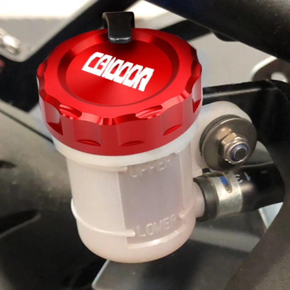 For Honda CB1000R CBR 600 900 954 RR CBR1100XX CB500 CBF600 CBR1000RR 2005-2018 Brake Fluid Cylinder Master Reservoir Cover Cap