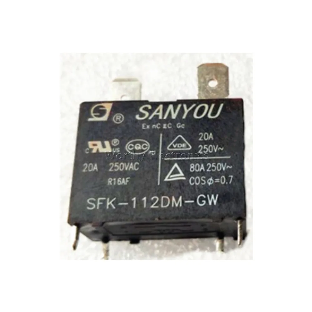 Free Shipping 10PCS/LOT SFK-112DM-GW 12VDC 12V SFK-112DM 4PIN Relay