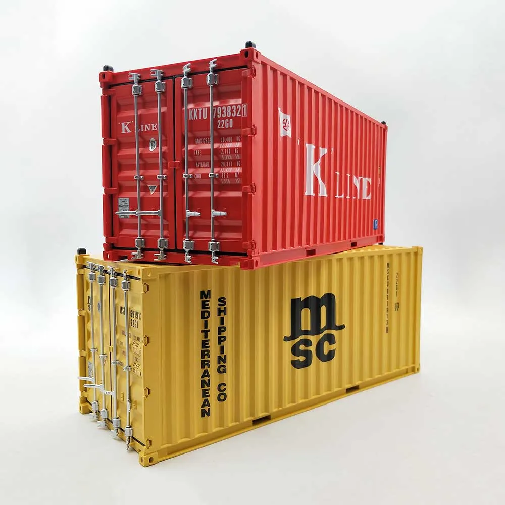 1:20 Scale Container Model Plastic Toy Shipping Container Model for Collection Gifts Ornaments Collectible Display Souvenir Show