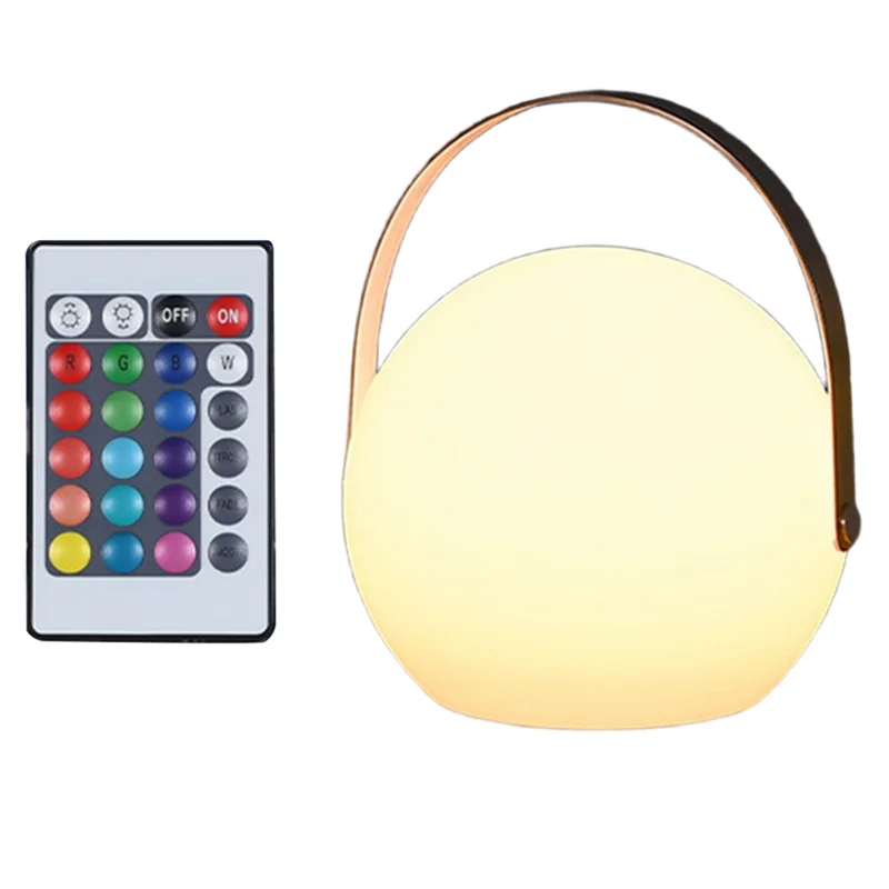 

M12K-Decorative LED Remote Control Portable Desk Lamp Atmosphere Lighting For Bedroom Bedside Outdoor Dining Room Balcony