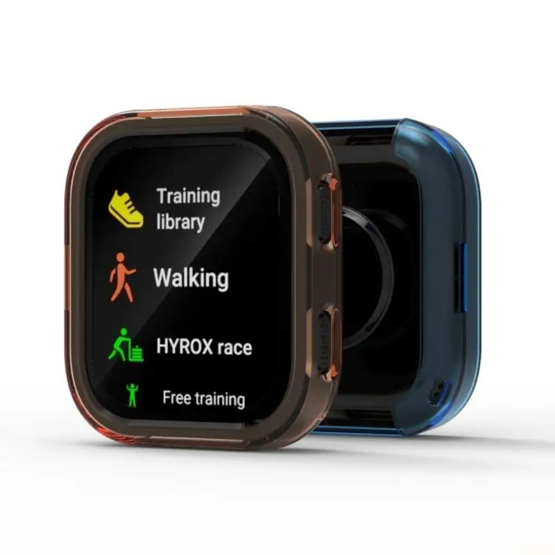 B03F Smartwatch Frame Cover for BIP Watch Face, Flexible Front Cover with Button Reach for Work, Errands, and Exercise
