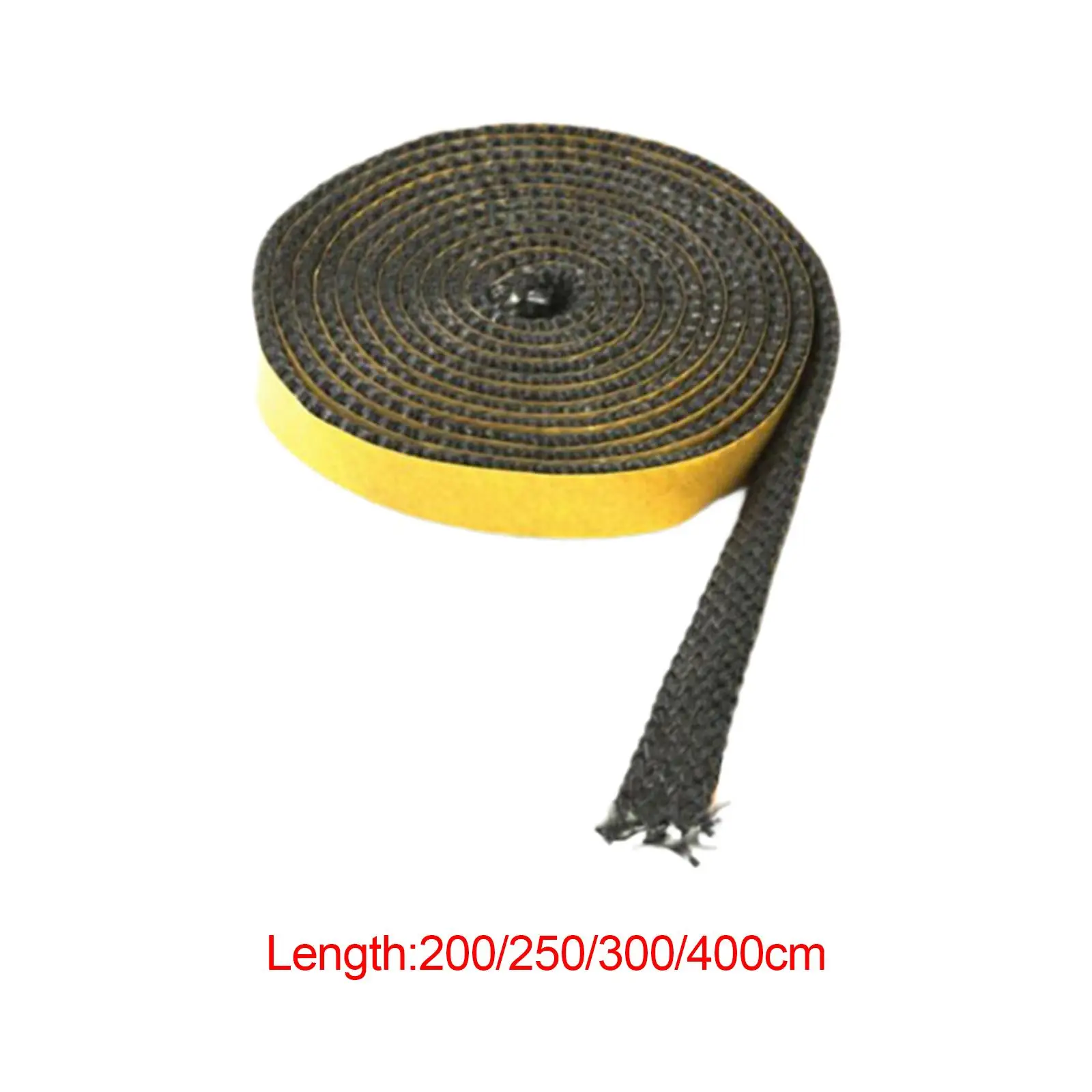 Wood Stoves Gasket Fiberglass Flat Gasket High Temperature Resistance Flat Stoves Rope for Fireplace Door Oven Glass Window