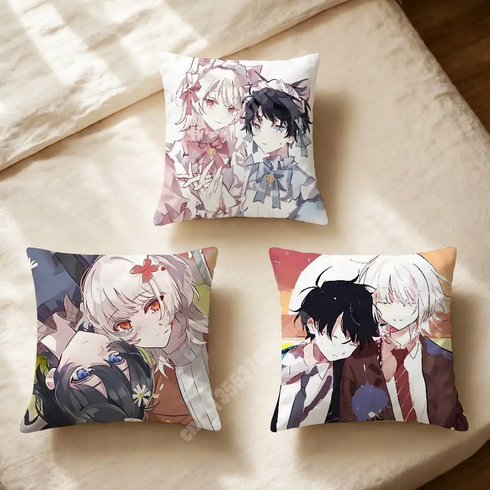 Saihate Station Twilight Railway Sofa Couch Pillow Cover Cushion Case Cozy Bedroom Accent Studio Furnishing