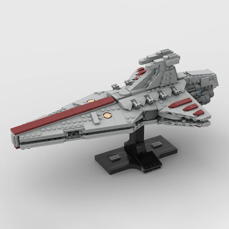 

Новый 880 шт. Moc популярный фильм атака крейсер модель DIY головоломка сборка строительные блоки игрушка детский подарок на день рождения