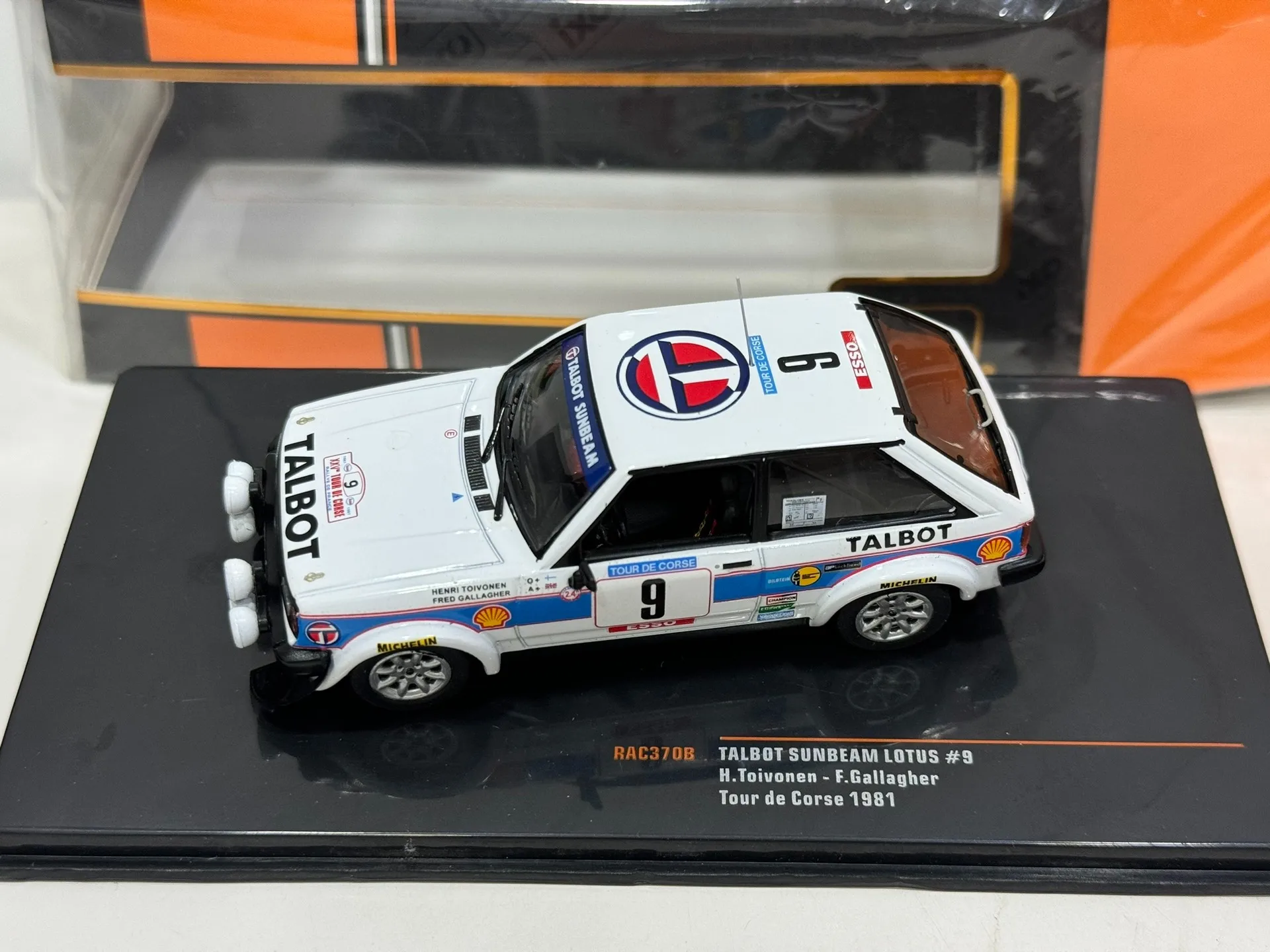 Odlew IXO w skali 1/43 Talbot Sunbeam Lotus # Model samochodu ze stopu, kolekcjonerska zabawka, prezent, pamiątka, ozdoba ekspozycyjna.