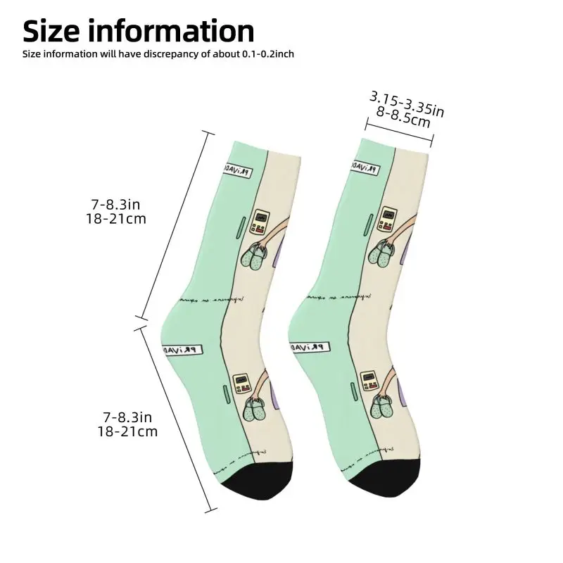 Funny Enfermera En Apuros Doctor Nurse Medical Socks Men Women Warm 3D Printing Basketball Sports Socks