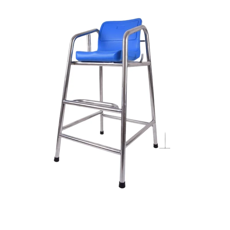 Silla salvavidas para piscina, plataforma de observación de acero inoxidable para socorristas, plataforma de vigilancia con silla integrada