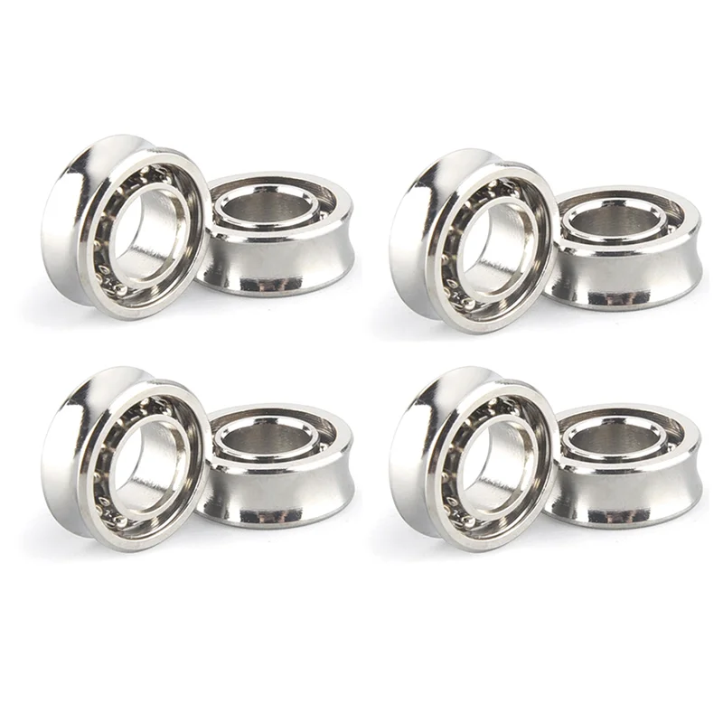 8 Pcs Steel R188 KK Bearing Speed Responsive High Carbon Chromium Steel Bearings R188 U Groove for Yoyos