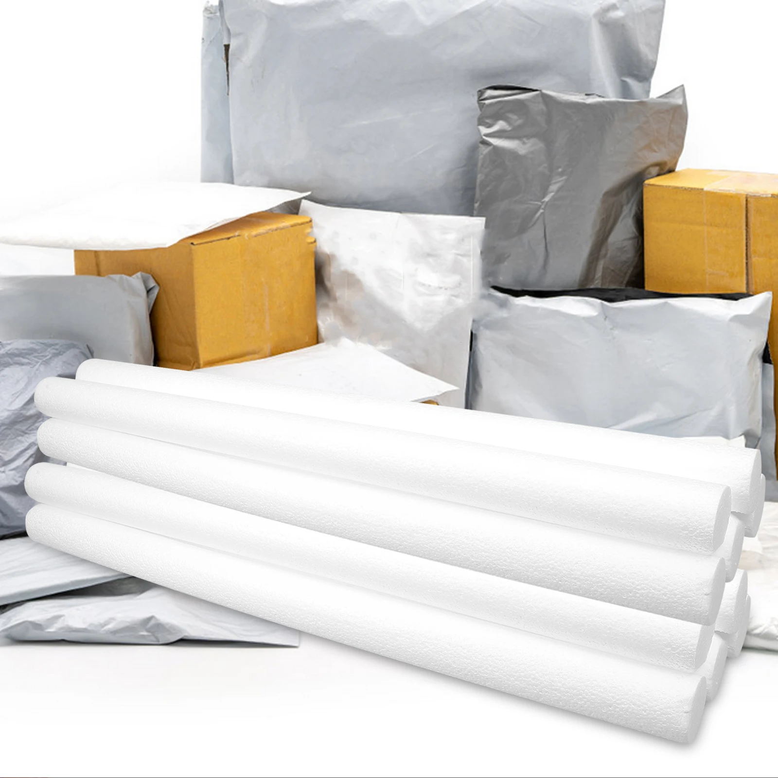 10 Pcs Anti Vibration Sticks Hardened Foam Rods Packing Inserts Daily Use Express Supply Delivery Foam Rods Wrapping Oil