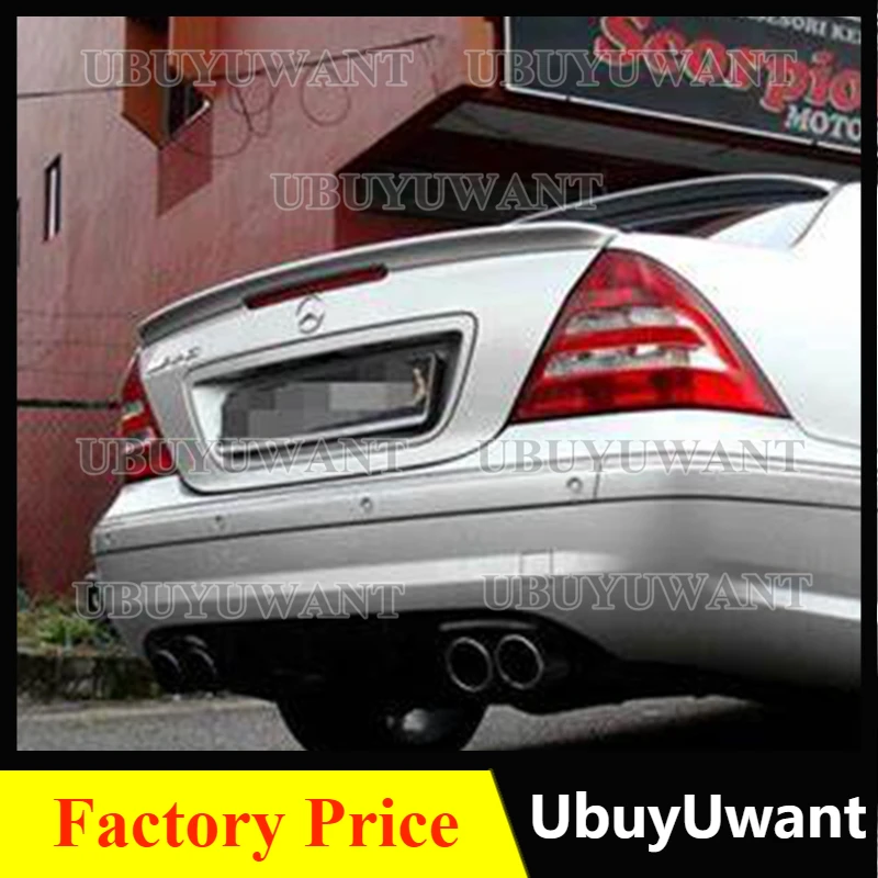 

Real Carbon Fiber/FRP Rear Wing Lip Spoiler For Mercedes-Benz C-class W203 C180 C200 C260 C320 2001 2002 2003 2004 2005 2006