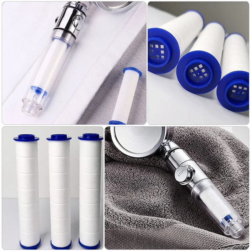 

VEHO-25PCS Universal Filters PP Cotton Filters Shower Filters Replacements Shower Water Filters