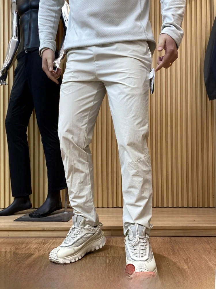 3D Tailored Commute Series Men's Outdoor Sports High Elastic Straight Leg Casual Pants Breathable Polyester Fiber