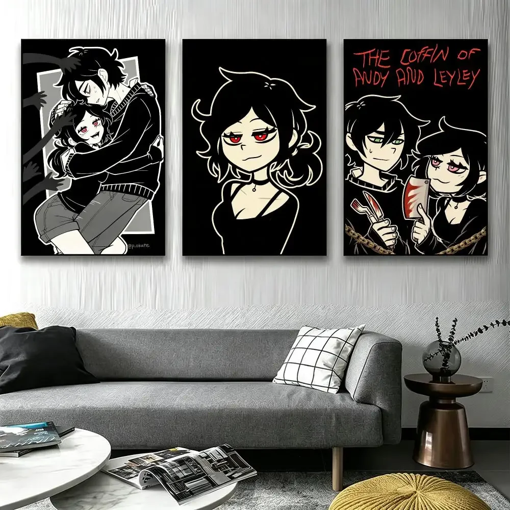 The Coffin of Andy and Leyley Poster Poster HD printing Sophisticated Style Wall Art Home Decor For Bedroom Living Room Creative