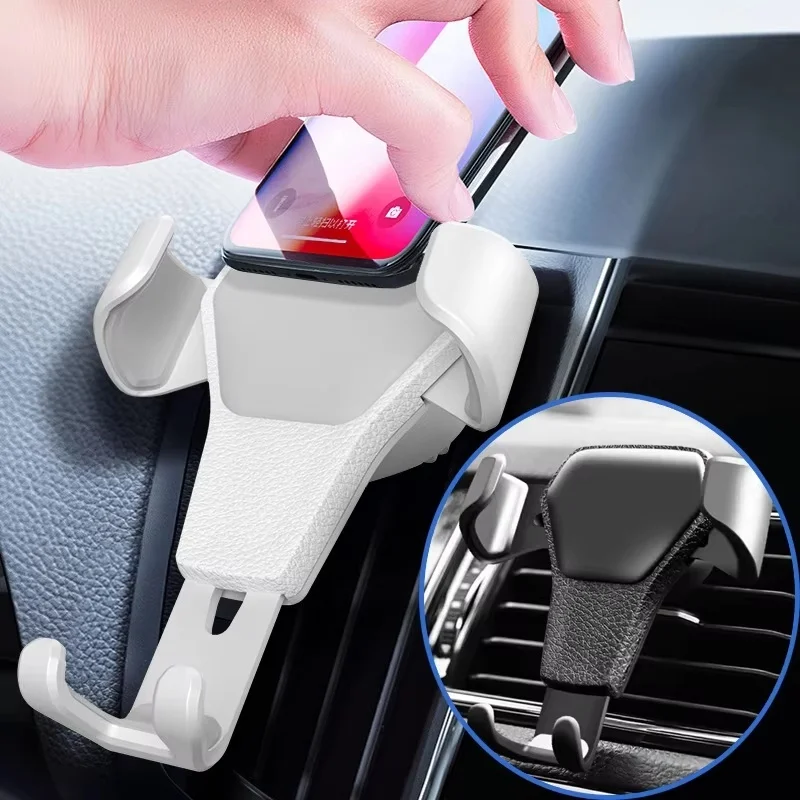 Universelle Schwerkraft-Auto-Handyhalterung für Lüftungsschlitze, Smartphone-Halterung, GPS-Handyhalterung, kompatibel mit iPhone, Huawei, Xiaomi