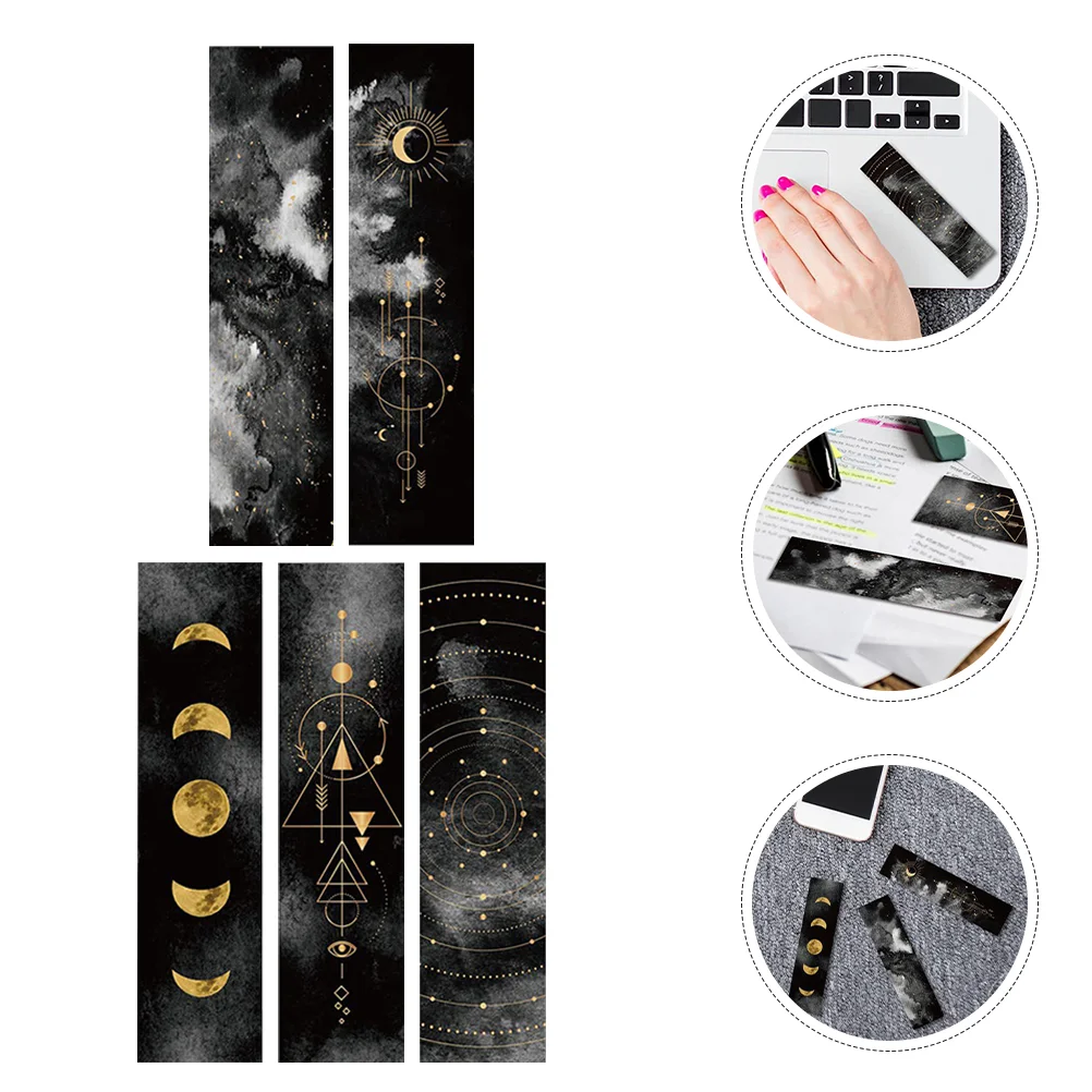 

5 Pcs Bohemia Stress Reliever Sensory Stickers 1000X250X010CM Peva Adhesive Sticky